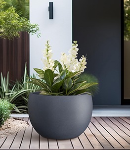 XC Garden charcoal planter collection